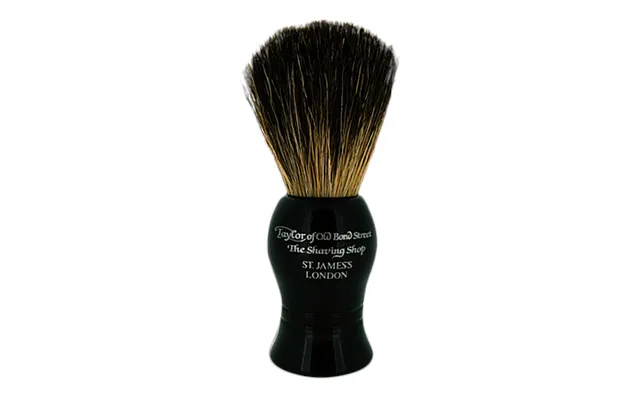 Taylor Of Old Bond Street Barberkost Pure Badger - Ivory Black 9,5 Cm