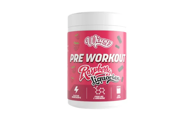 Wispy Pre Workout Raspberry Liquorice 350 G