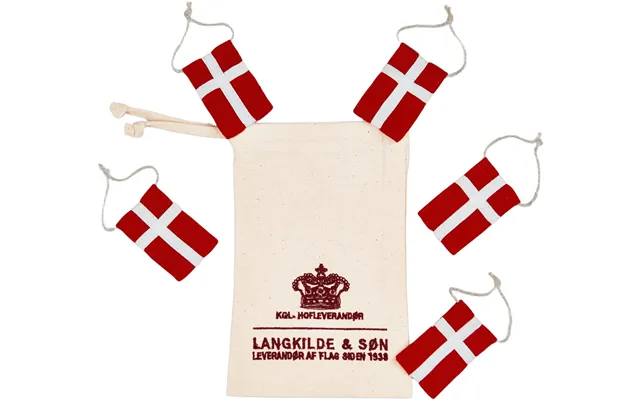 5 Stk. Små Pynteflag