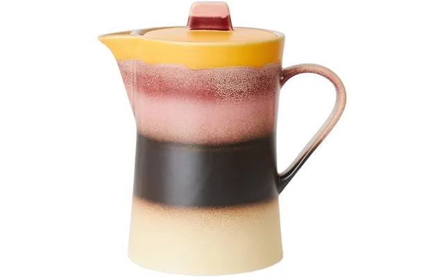 70s Ceramics Tea Pot Sunset