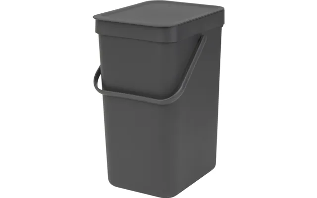 Affaldsspand M Låg Sort.kon. 12 Ltr