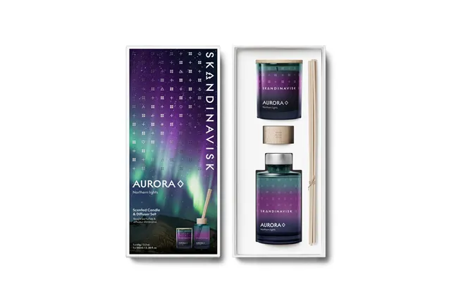 Aurora Scented Candle & Diffuser Set