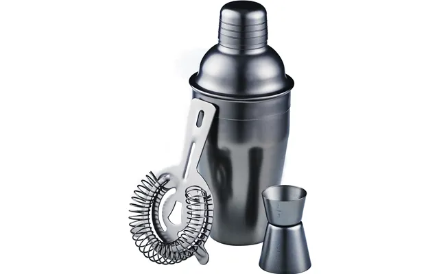 Barsæt 3 Dele Mat Sort 0,5 Liter