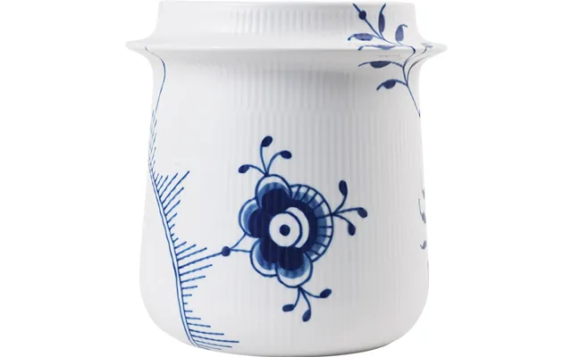 Blå Mega Riflet Vinkøler - 21,5 Cm.