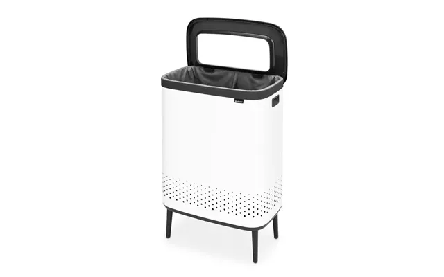 Bo Vasketøjsspand Høj 2 X 45 Ltr. White