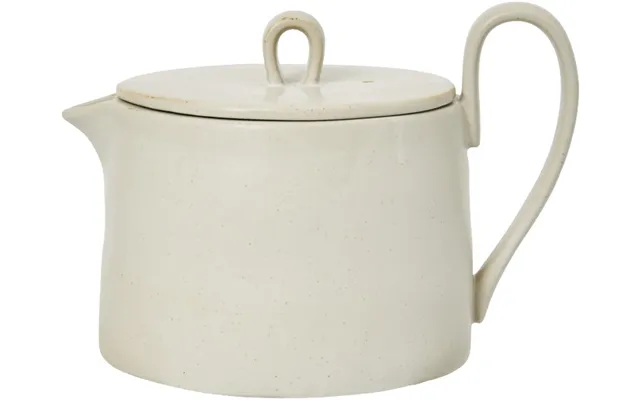 Flow Tea Pot Off-white Speckle