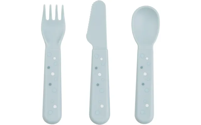 Foodie Bestiksæt Happy Dots Blå