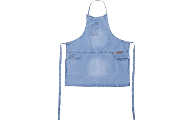 Forklæde 5 Lommer - Slim Fit Vasket Indigo