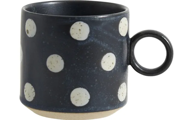 Grainy Cup W. Handle - Dark Blue Sand