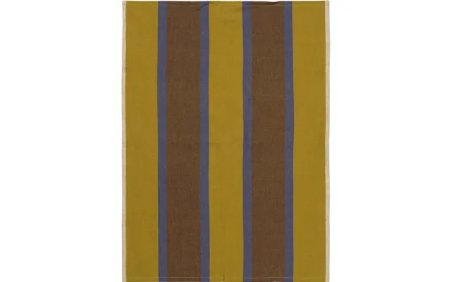 Hale Tea Towel Lime Bright Blue Choco
