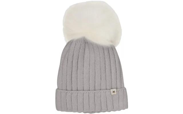 Hat Knit Alpaca Pompom
