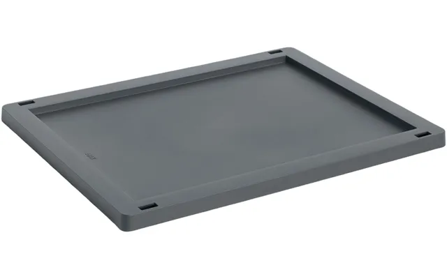 Hay Colour Crate Lid Plasticmedium-charcoal