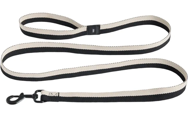 Hay Dogs Leashflat M L-black - Whit