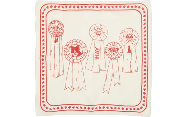 Hay Dogs Scarf Recycled55 X 55-o