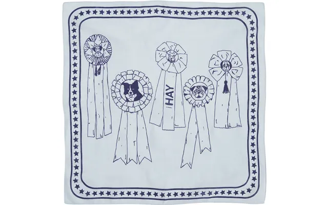 Hay Dogs Scarf55 X 55-light Blue
