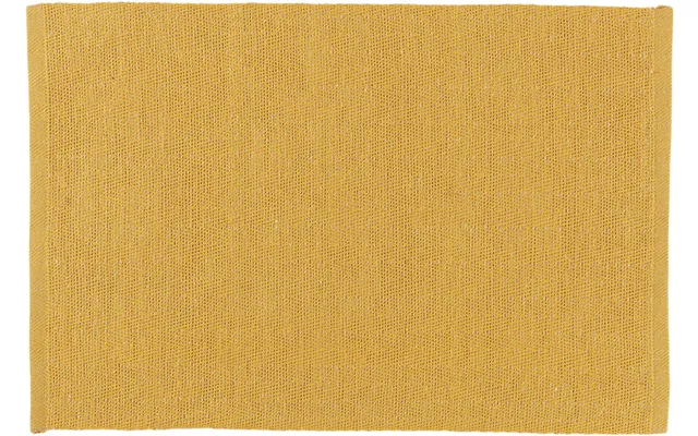 Herringbone Dækkeserviet 43x30 Cm Gul 82% Bomuld Recycled - 1