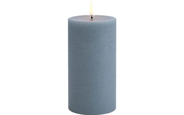 Led Pillar Candle - Hazy Blue