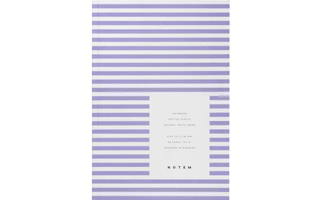 Lille Notesbog - Lavendel Striber