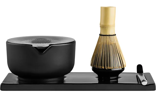 Matcha Set Matte Black Matching Ceramic Bowl