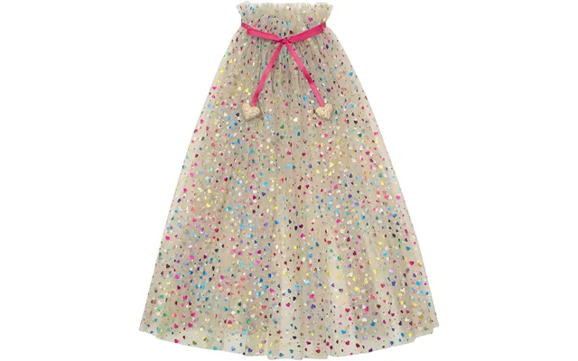 Mimi & Lula Kappe - Beige Rainbow Hearts