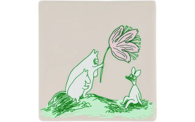 Moomin Arabia Bordskånere Sæt 2stk Vildblomst Genanvendt Interiør