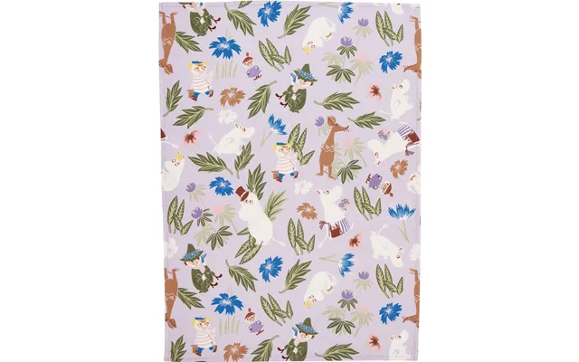 Moomin Arabia Viskestykke 50x70 Lilla