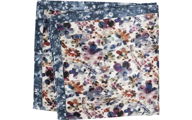 Multi Floral Silk Pocket Square