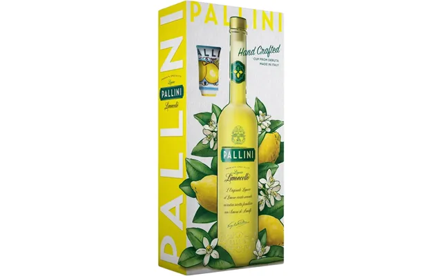 Pallini Limoncello Med Håndlavet Keramikkop