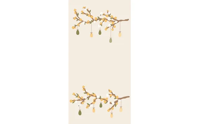 Serviet 10x20 Cm Påskeranke 16 Stk Pk