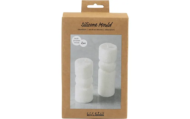 Silikoneform - Rillet Cylinder Med Bue