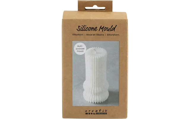 Silikoneform - Rillet Cylinder Med Buer