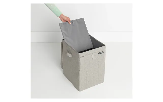 Stabelbar Vasketøjsboks 35 Ltr. Grey