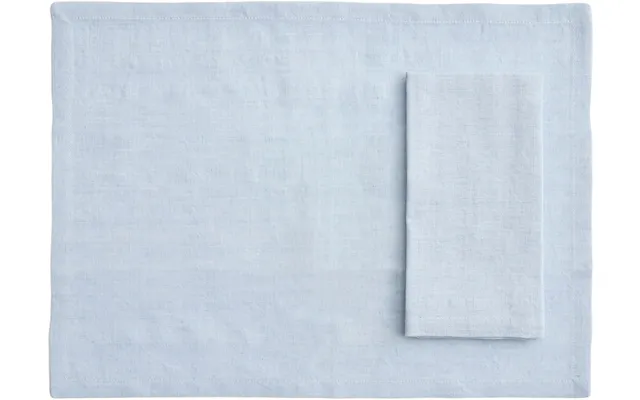 Tavolo Napkin Placematset Of 4-soft Blue