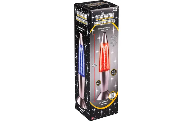 Tornadoglitter Lampe 36c