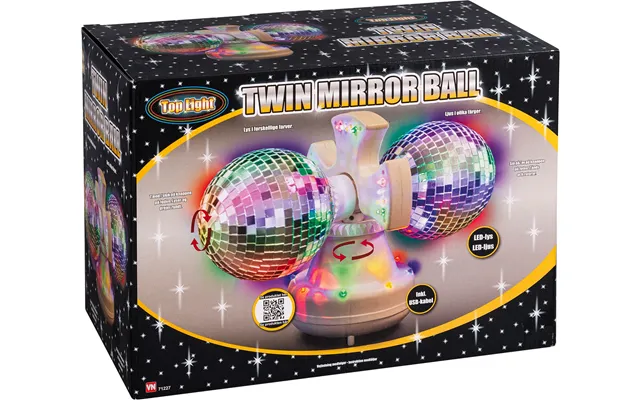 Twin Spejlkuglermledlys