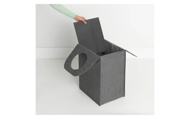 Vasketøjstaske Rektangulær 55 Ltr. Pepper Black