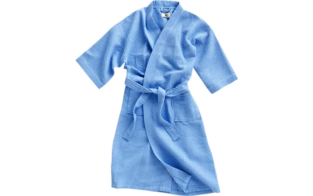 Waffle Bathrobesky Blue