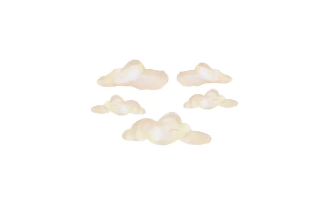 Wallsticker Skyer 5 Pak