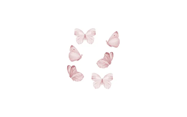 Wallsticker Sommerfugle - 6 Stk.
