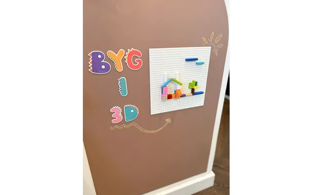 Magnetisk Lille Byggeboard - Til Små Klodser