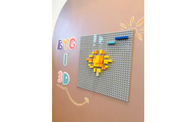 Magnetisk Lille Byggeboard - Til Små Klodser