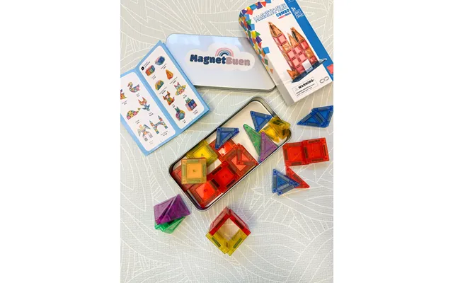 Rejseklar Mini Magneter - 38 Stk.