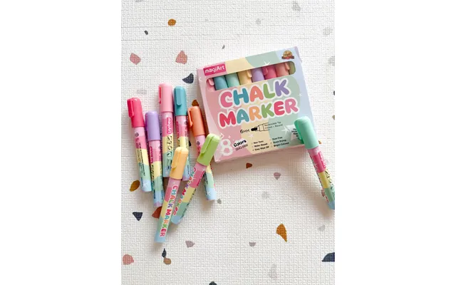 Vandopløselige Pastel Tusser - 8 Stk.
