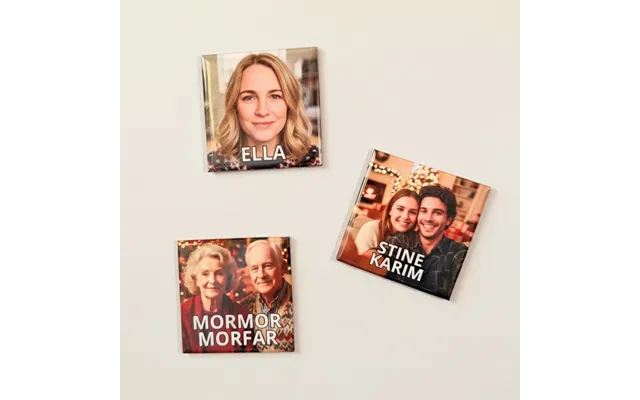 Fotomagnet Med Navn Personlig Og Praktisk Magnet Til Hjemmet