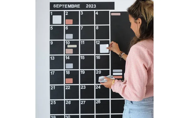 Magnetisk Vægkalender Månedsplanlægger