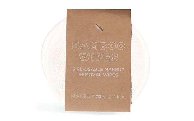 Bamboo Makeup Remover Pads 3pk White - White