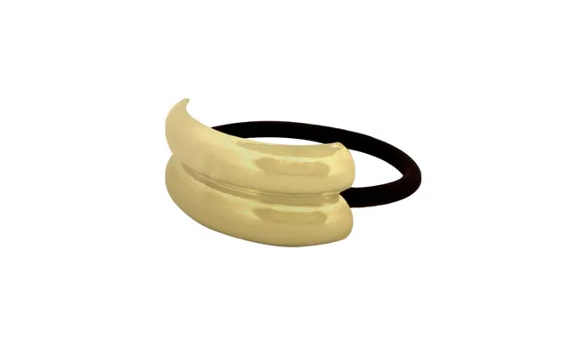 Metal Hair Tie Pattern - Gold