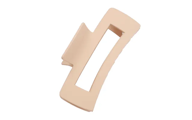 Square Hair Clip - Beige