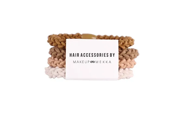 Woven Hair Ties 4pk - Neutral Mix