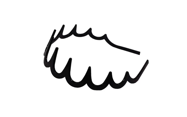 Zig Zag Headband - Black